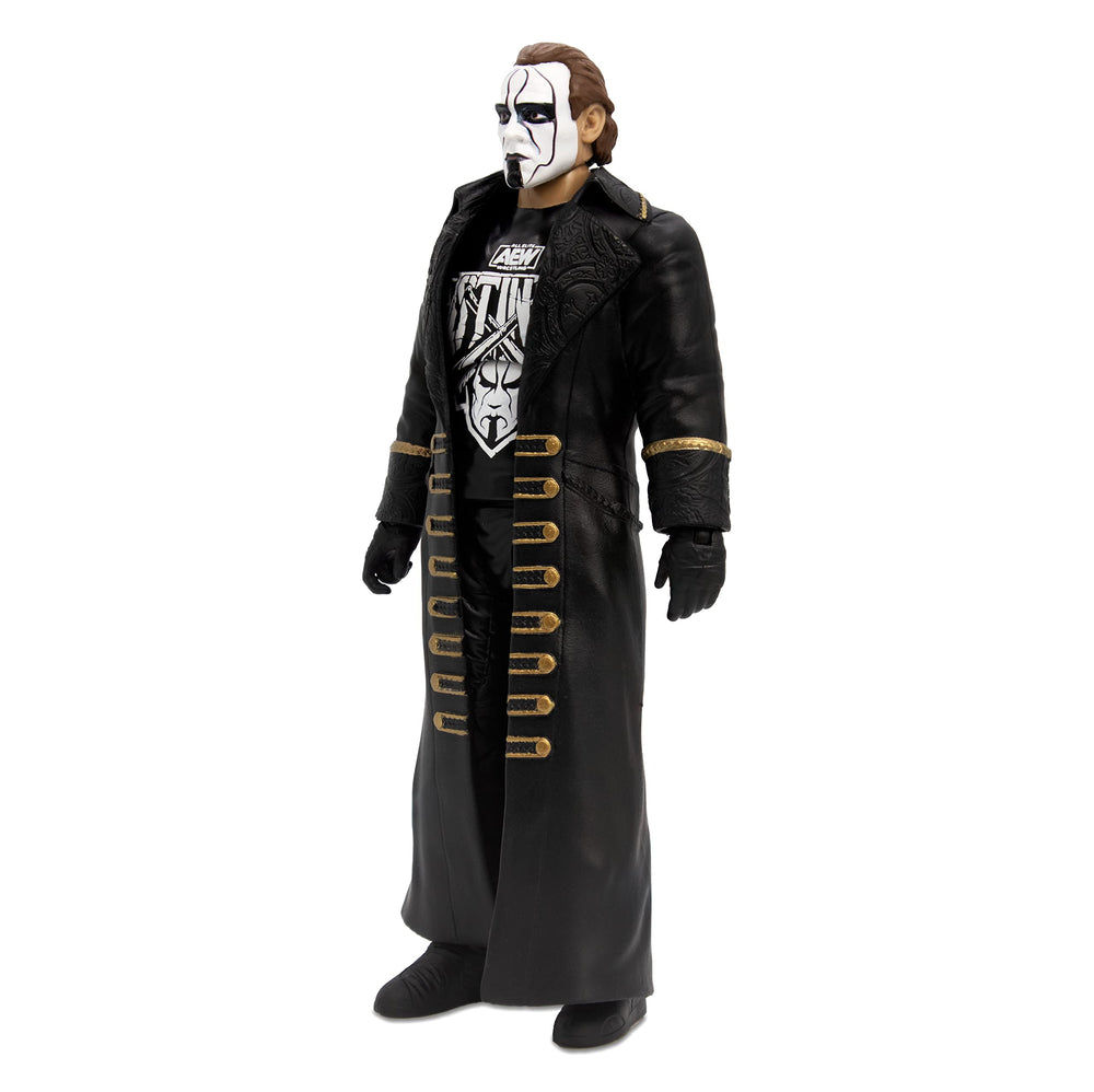 AEW Sting 6-inch figure with detailed articulation for dynamic stances.