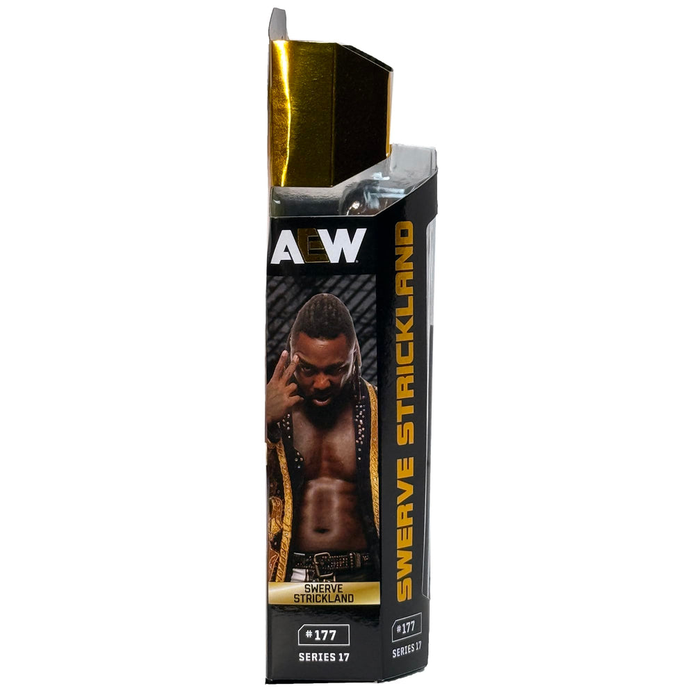 AEW Swerve Strickland Unrivaled 17 figure articulation pose showcases poseability and play