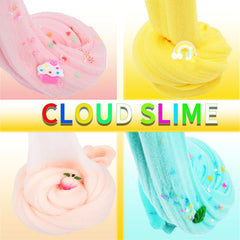 Aeyiakov Cloud Slime Kit kids play set promotes sharing and social interaction during crafts.