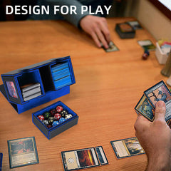 AFIING MTG box dimensions 4x3x3 fit double-sleeved decks securely