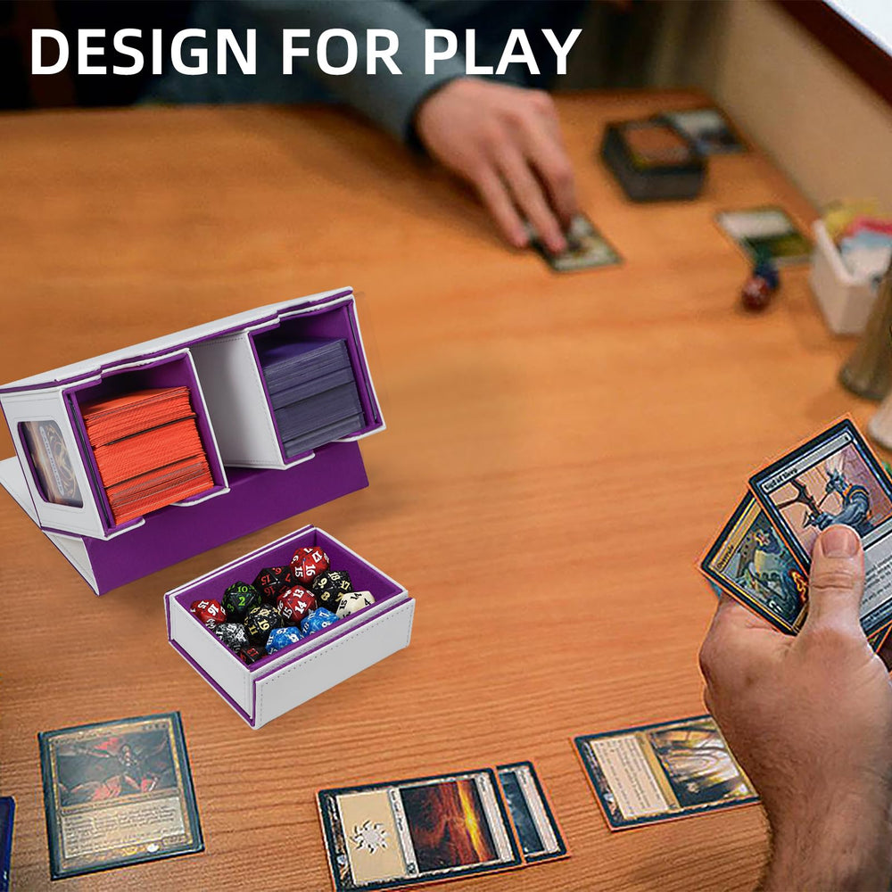 AFIING MTG Commander Box travel-ready design supports game-night portability.