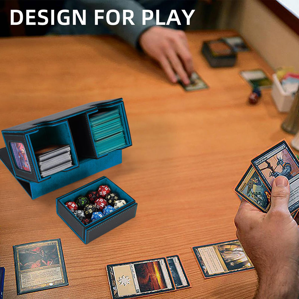 AFIING MTG Commander top loaders included for added card protection.