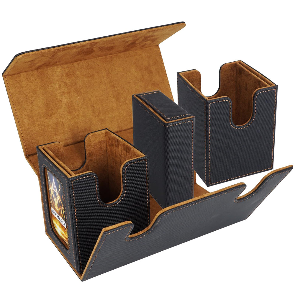 AFIING MTG deck box interior microfiber lining prevents scratches during transport.