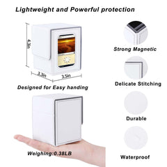 AFIING deck box offers top-loader pocket for safe storage.
