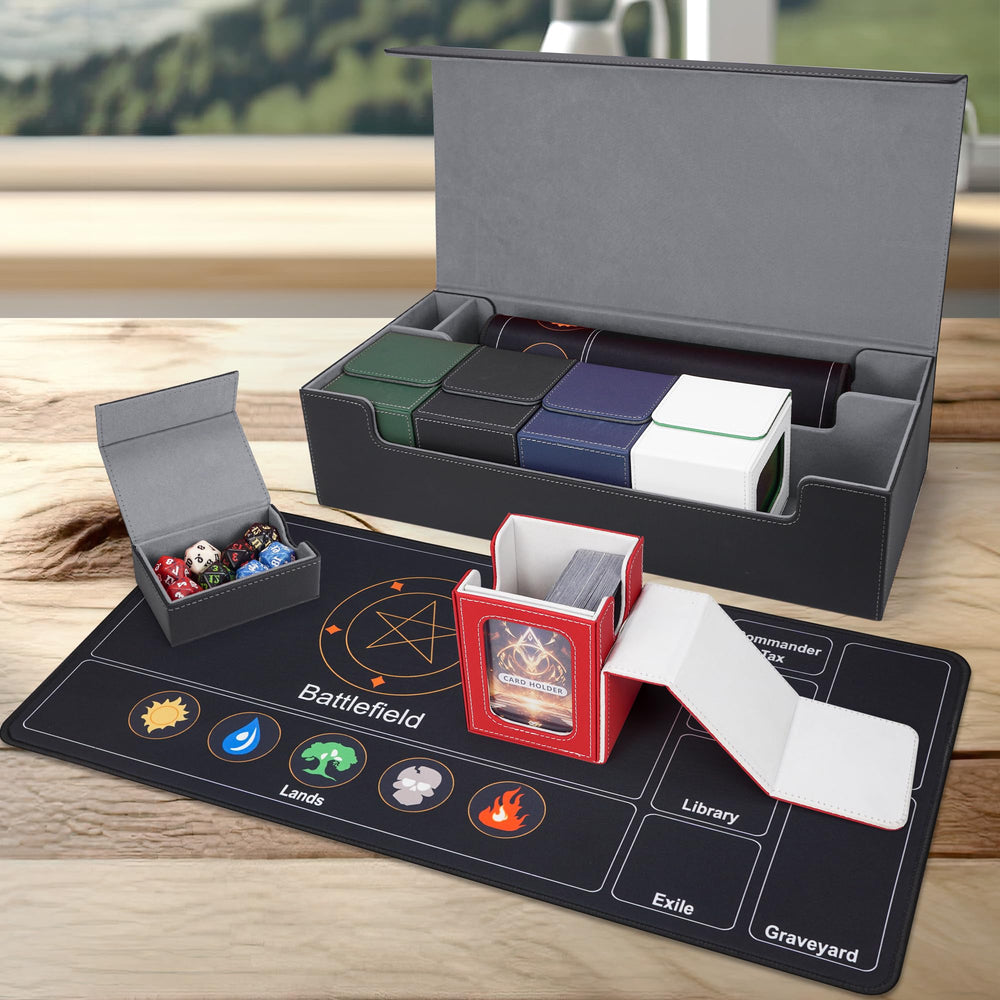 AFIING PU leather shell with magnetic closure for secure transport and protection