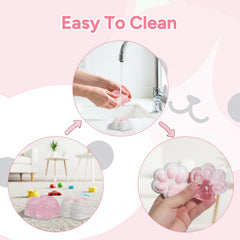 AFKLMNE taba squishy cat paw two-pack—great value for relaxing breaks.
