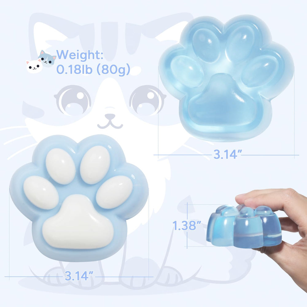 AFKLMNE taba squishy paw blue side view for focus aid