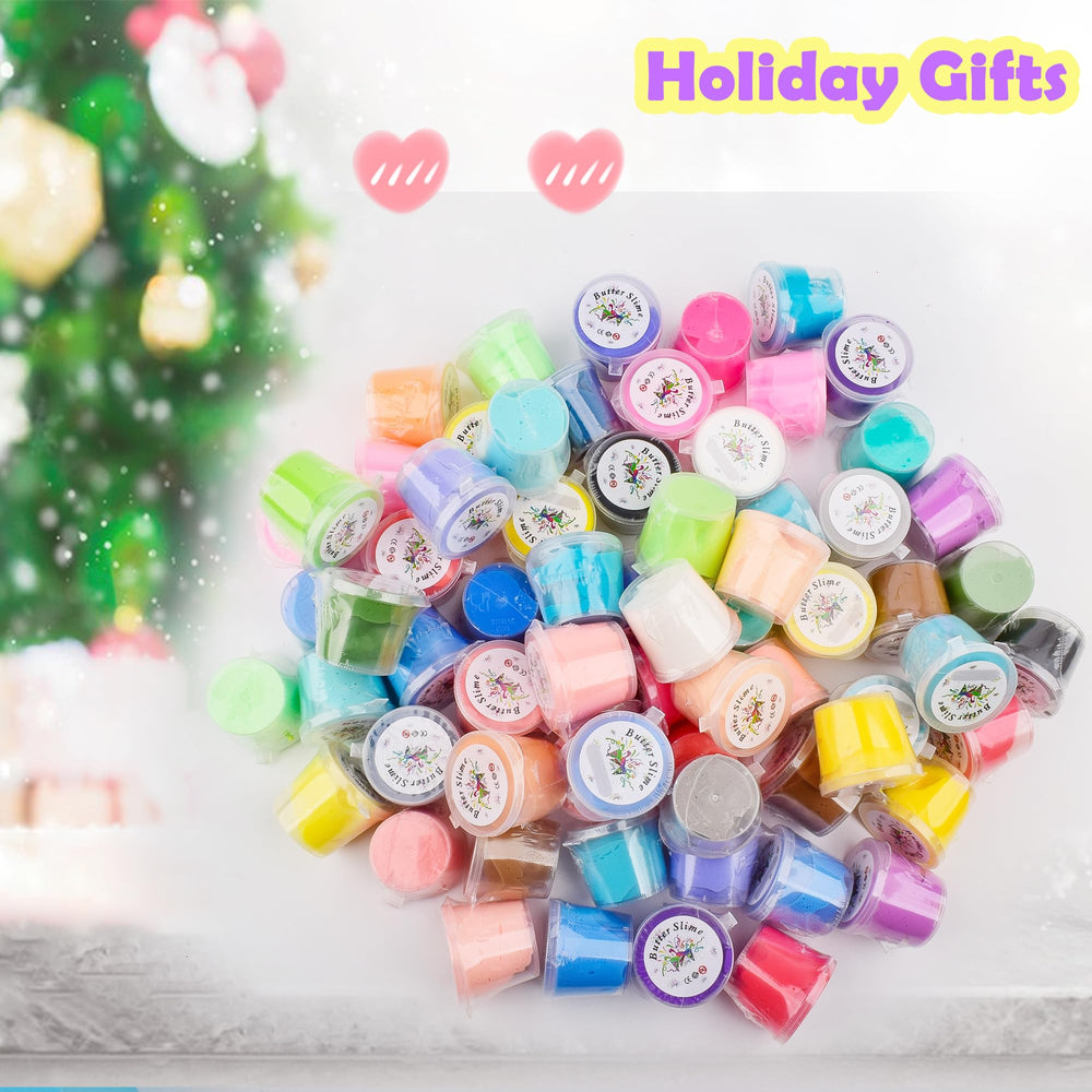 Afofall Butter Slime Kit gift-ready packaging ideal for stocking stuffers.