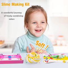 Afofall Butter Slime Kit resin accessories spark imaginative play.