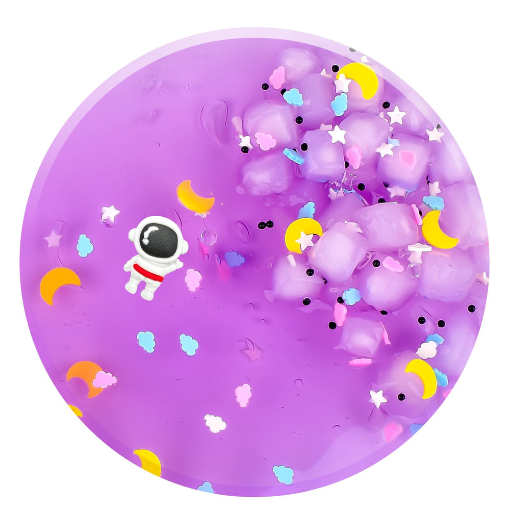 Afofall galaxy theme add-ins swirl with slime for decorative play