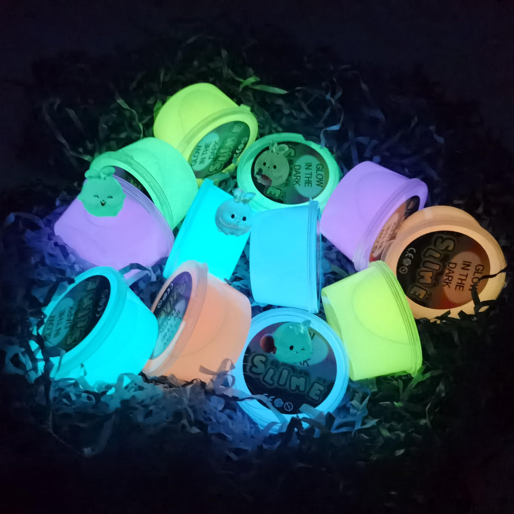 Afofall glow slime multicolor; diverse hues for color experiments and play