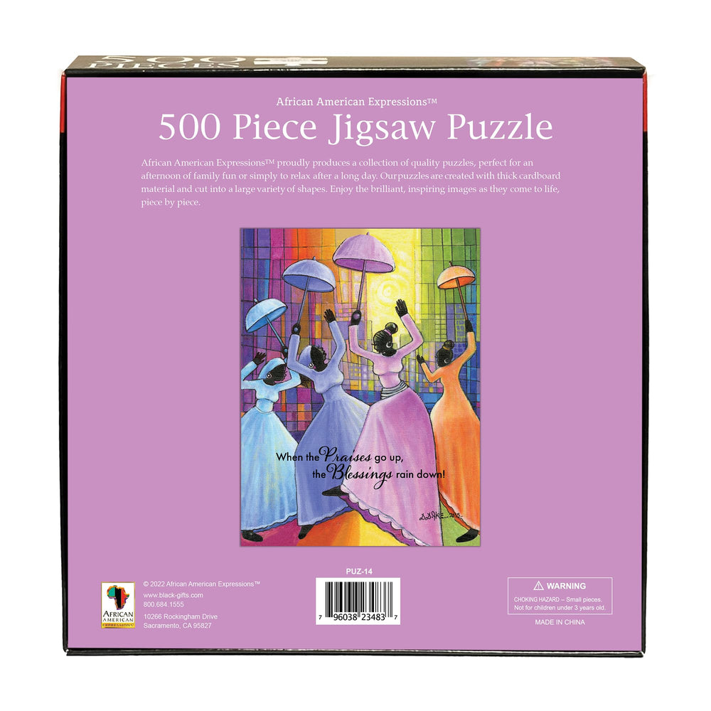 African American Expressions closeup-puzzle-pieces show premium quality construction and precision-fit.