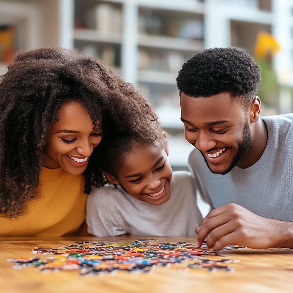 African American Expressions gift-puzzle makes a thoughtful present for holidays or birthdays.