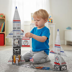 AFUNX astronaut figurine supports role-play and spatial reasoning during builds