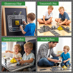 AFUNX expansion-capable tiles compatible with major magnetic tile brands.