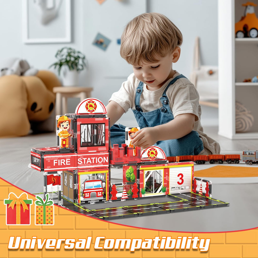 AFUNX fire extinguisher accessory supports cooperative play and safety awareness during pretend missions.