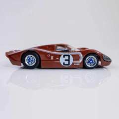 AFX Ford GT40 Mark IV cockpit detail evokes racing interior.