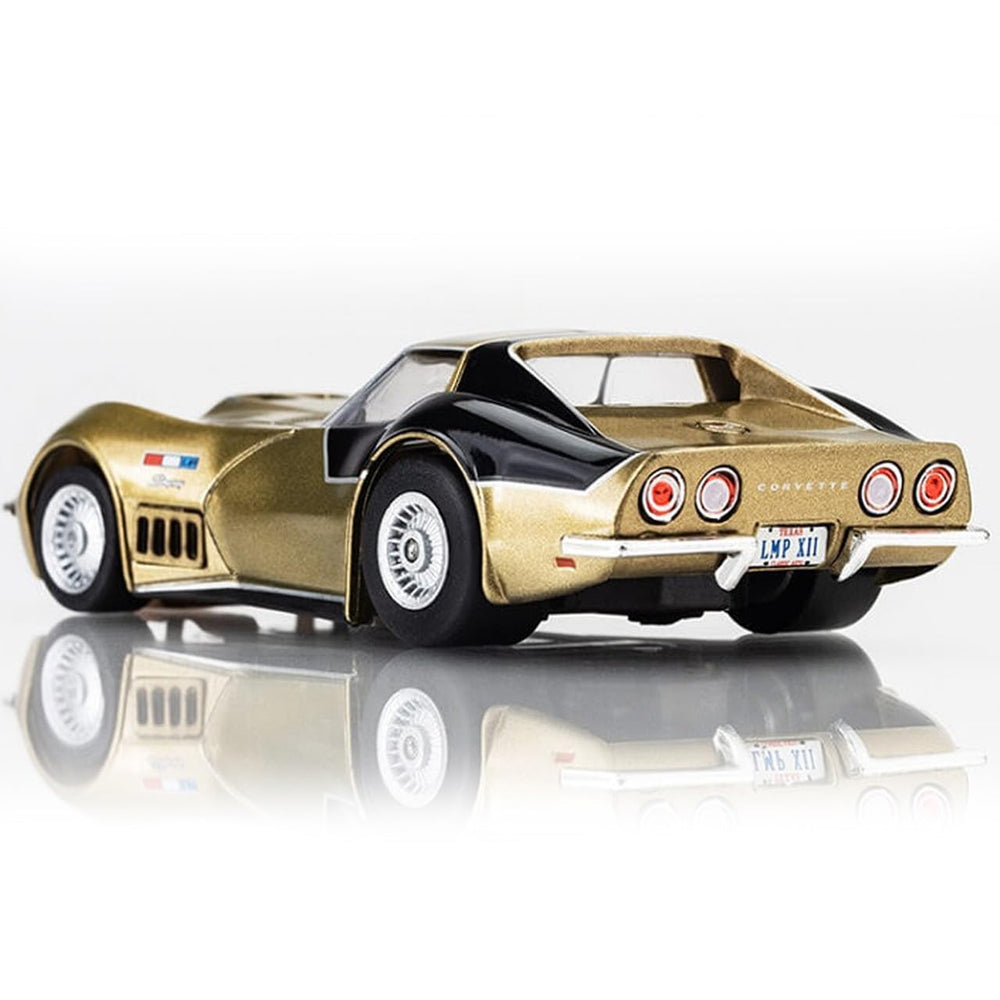 AFX Mega-G+ bottom chassis view shows low center of gravity for quick handling.