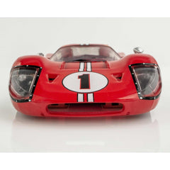 AFX Ford GT40 MkIV #1 cockpit bubble roof shot focuses on driver-fit and scale look