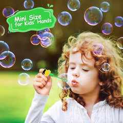 AFZMON pirate bubble wand orange – smooth spray and easy cap for spill-free play