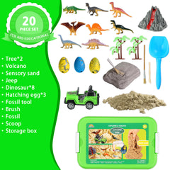 AGENTLAN Dinosaur Sand Dig Figures boost fine motor skills and storytelling.