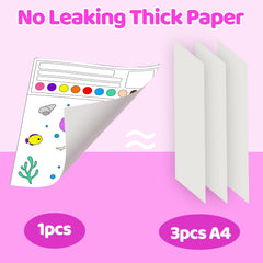 AGGKKY thick paper page prevents bleed-through for lasting artwork