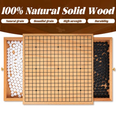 Agirlgle elegant Go board decor adds minimalist style to any room.
