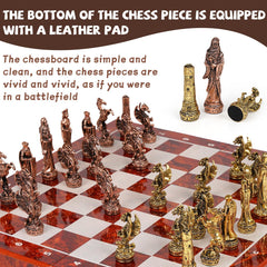 Agirlgle compact travel chess set fits backpacks and suitcases