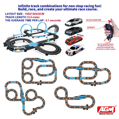 AGM MASTECH dual-track system supports multiple layouts and cars
