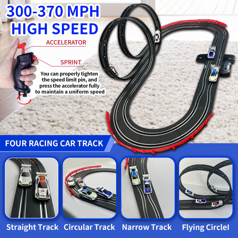 AGM MASTECH four slot cars for multiplayer racing and practice