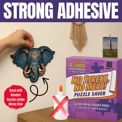 AGREATLIFE 24 sheets with 8 hangers for stress-free puzzle preservation