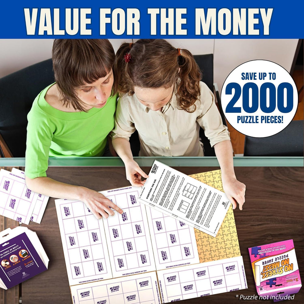 AGREATLIFE sturdy hold maintains puzzle integrity for display