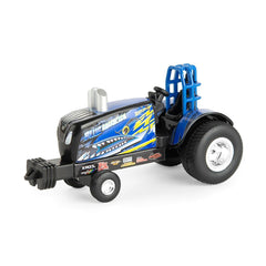 Agriculture Pulling tractor diecast body with rubber wheels for tactile detail.