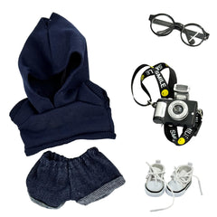Ahdesana 17cm doll hoodie and jeans set for play and display