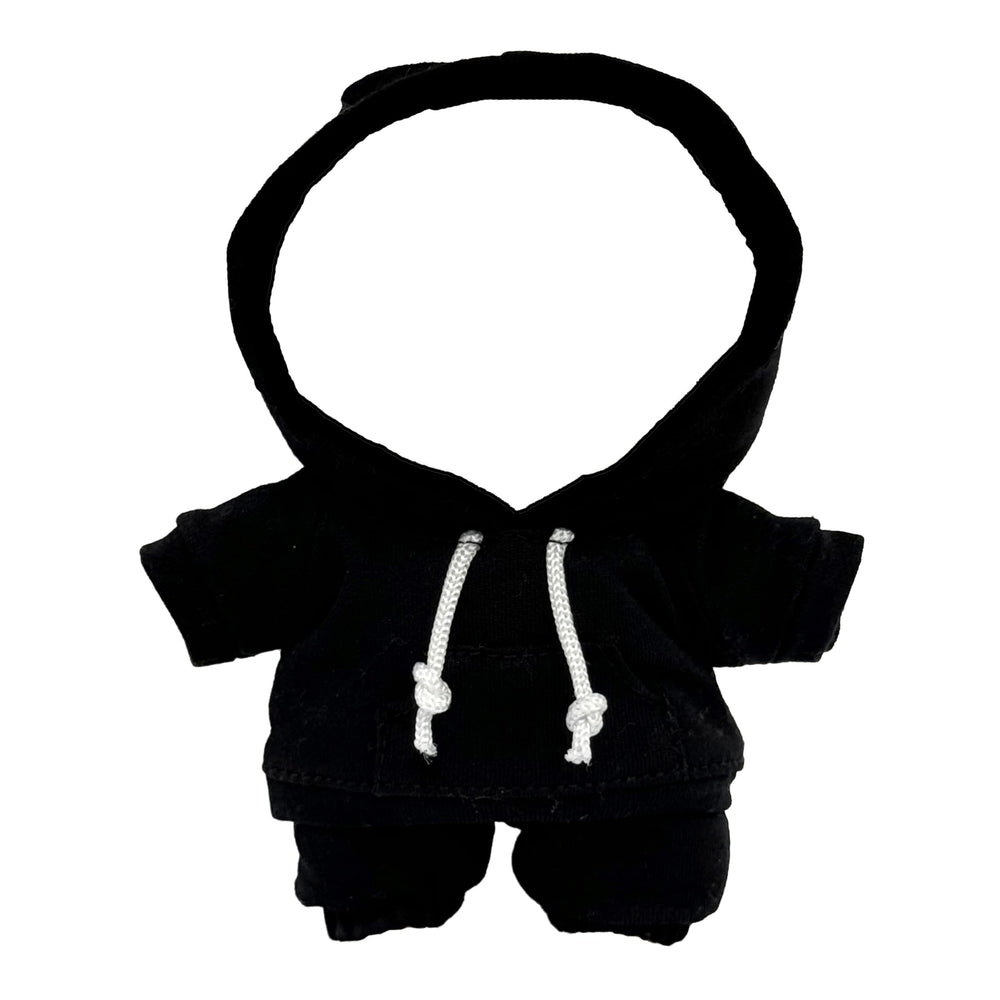 Ahdesana 17cm doll hoodie set front view shows easy dressing and snug fit