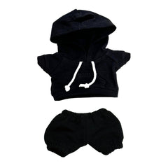 Ahdesana black doll clothes set fits 17cm dolls for versatile styling