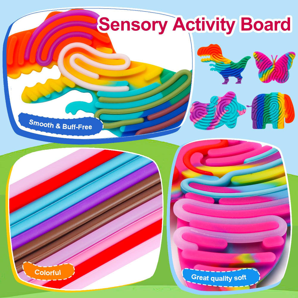 AHHSOY sensory board dinosaur helps kids channel energy during quiet time.