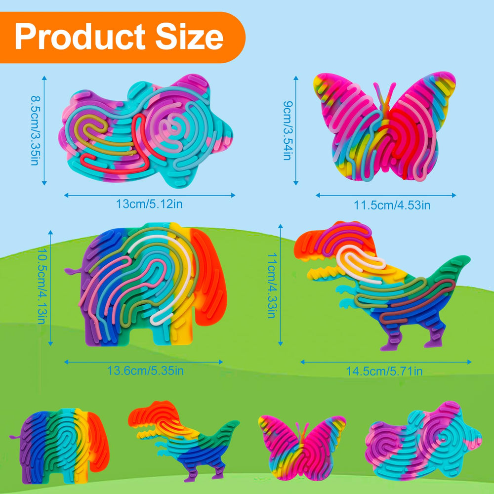 AHHSOY sensory board star provides two-sided textures for fine motor practice.