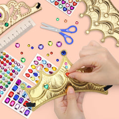AHIER birthday party crowns set perfect for dress-up and celebrations.