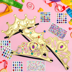 AHIER dress-up crowns and tiaras fuel imaginative princess pretend play.