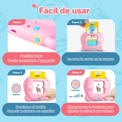 AHJ compact reader stays light and easy for little hands during classroom or home study.
