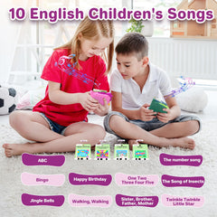 AHJ Talking Flash Cards rechargeable battery for travel-friendly use