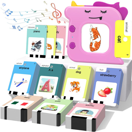 AHJ Talking Flash Cards for Toddlers with 420 illustrations for vocabulary building