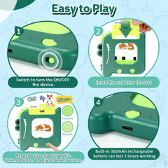 AHJ Talking Flash Cards volume control enables quiet learning