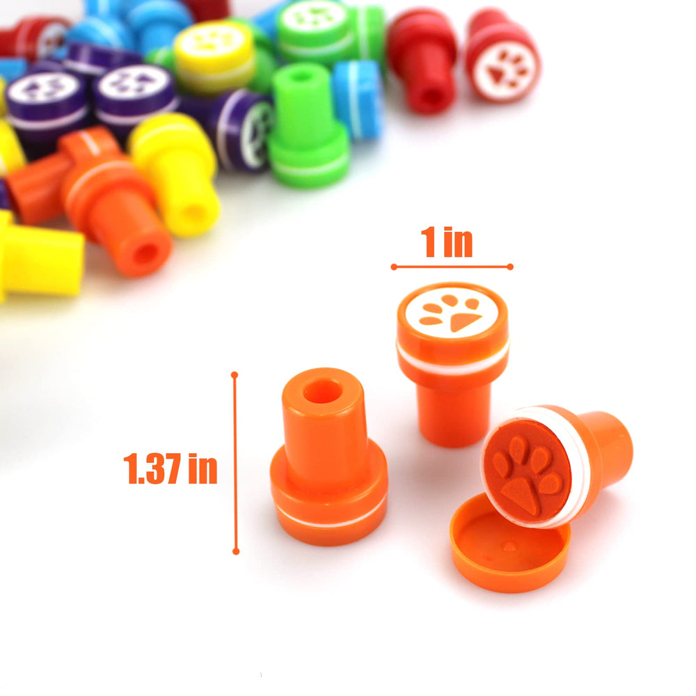 AHKUNMT paw stampers yellow brighten documents and tests with playful paw prints