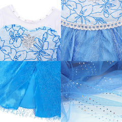 AHLPO Elsa dress waist embroidery adds delicate craftsmanship and charm