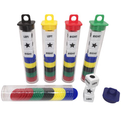 Ahoper round tube storage keeps travel-ready game organized.