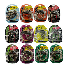 Ahyuan large metal brain teasers 12-pack for engaging mental challenges and hands-on fun.