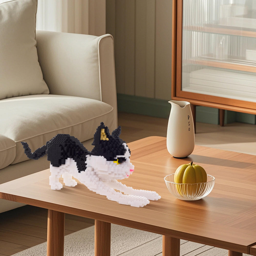 AHZILEI Cow Cat model on desk invites admiration and conversation with friends