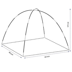 Ai-Uchoice fiberglass poles deliver durable support for the space dinosaur tent.